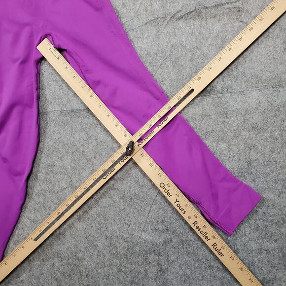 Lululemon Leggings Womens 4 Zone In Crop Tender Violet 21" Seamless Run Yoga Gym - Picture 4 of 8
